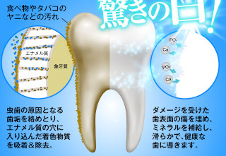 バイオアパタイトの歯への効果的な作用